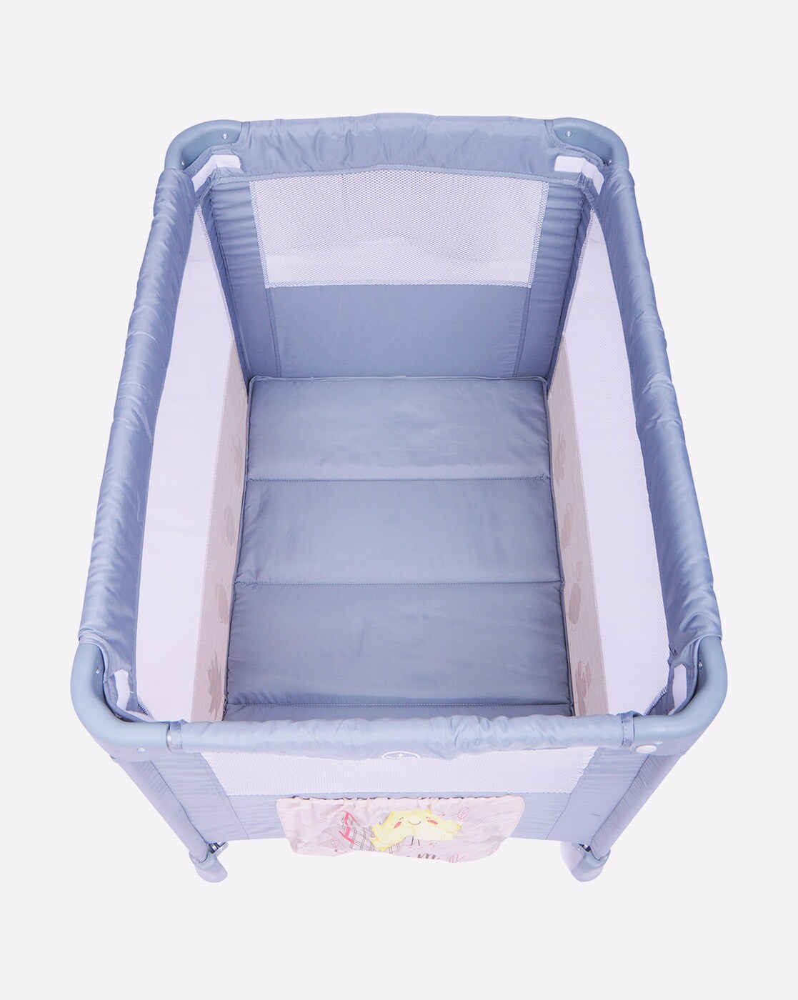 R for Rabbit Portable Baby Cot & Crib, (Grey) - Image 2