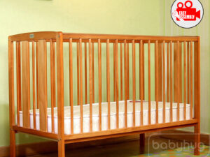 Babyhug Cot - Walnut Color